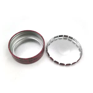 Empty Small Metal Click Box CR Child-resistant Round Tin Tube Food-grade Tinplate Can for Candy, Pills, and Mints