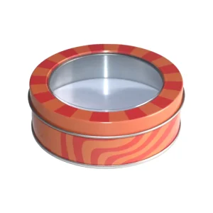 Empty Tin Cans Reusable Metal Tins Large Round Coffee Candies Metal Cans for Biscuits Cake Metal Packing Box
