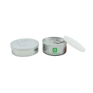 Empty Tin Cans Small Tin 3.5gram Coffee Metal Can 66*27mm and 73*23mm Round Food Canned Container