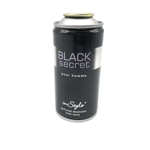 Empty Tinplate Aerosol Can 52mm 200ml for Body Spray Standard Pressure
