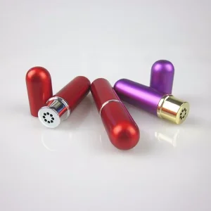 Essential Oil Aromatherapy Nasal Inhaler Tube with Aluminum Inhaler and 7x54mm Cotton Wicks