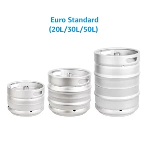 Euro Standard 20L 30L 50L Stainless Steel 304 Beer Keg A D S G Type Spear Barrel Empty Beer Storage