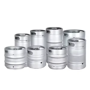 European Standard Stainless Steel Draft Beer Kegs 5L 10L 20L 30L 50L 60L