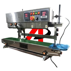 FR-1000 Automatic Vertical Plastic Film Bag Heat-Sealing Machine with Solid-Ink Printing