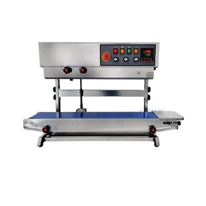 FR-1000V Electric Band Sealer with Date Printer for Plastic Foil, Film, Pouch, and Kraft Paper Bags