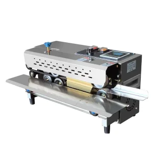 FR-545 Mini Desktop Continuous Plastic and Aluminum Bag Sealing Machine
