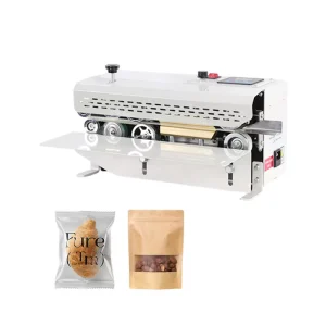 FR-550 Semi-Automatic Sealing Machine with Adjustable Heating, 220V