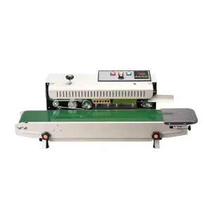 FR 900 Continuous Band Sealer Automatic Horizontal Band Sealer 220V Sealing Machine Bag Sealer Machine for PVC Bags Films