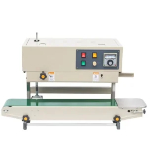 FR 900V Vertical Continuous Band Sealer Pouch Sealing Machine