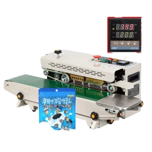 FR 990 Automatic Plastic Bag Sealing Machine Continuous Band Sealer for Aluminum Foil Plastic Bags
