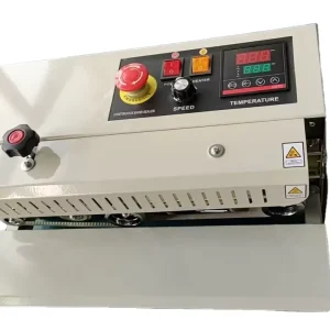 FR400 Desktop Semi-Automatic Electric Thermal Sealing Machine for Chemical Textiles Food Plastic Bags Film and Pouch Packaging
