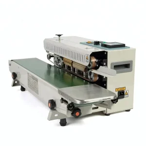 FR900 Automatic Horizontal Continuous Plastic Bag Band Sealing Machine
