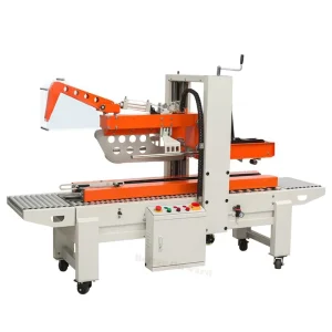 FXJ4030ZX Carton Box Flaps Folding Adhesive Tape Sealing Machine Case Sealer with Automatic Flap Closing