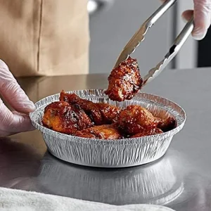 Factory 25oz Disposable Airline Aluminum Foil Food Container and Tray for Keeping Warm and Baking