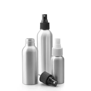 Factory 30ml 50ml 100ml 150ml Empty Metal Spray Bottle Aluminum Bottle