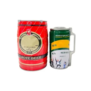 Factory 5L Food Grade Tinplate Beer Keg for Wine Vodka Whisky and Tequila ISO9001 Certified Customized Color