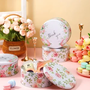 Factory Custom Candy Metal Tin Cans & Cookie Tin Box with Recycled Materials for Food Grade Gift Packaging