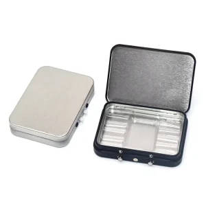 Factory Custom Digital Printing Logo Rectangle Tinplate Childproof Luxury Gift & Craft Tin Box