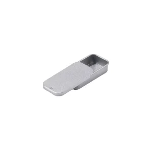 Factory Custom Digital Printing Logo Tinplate Square Slide Tin Box