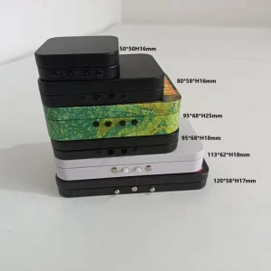 Factory Custom Eco Friendly Recyclable Tin Box Airtight Smell Proof Metal Tin Container for Pill Candy Edibles Storage