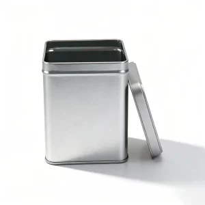 Factory Custom Empty Tinplate Metal Can with Screw Cap for Matcha Coffee Tea and Food Storage