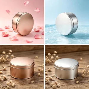 Factory Custom Luxury Metal Round Food Grade Tin Box Custom Logo Premium Tea Cookie Chocolate Food Gift Packaging Storage Tin