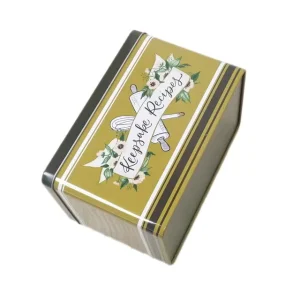 Factory Custom Rectangular Metal Gift Candy Tin Box Square Tin Can for Recipes
