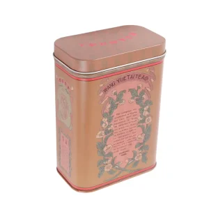 Factory Custom Recyclable Rectangular Food Grade Tinplate Box for Tea, Candy, Cake, Chocolate, and Cookies