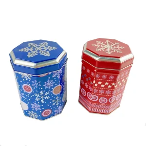 Factory Custom Shape Candy Metal Tin Cans Offset Printing Recycled Materials for Candle Craft Stickers Packaging Box
