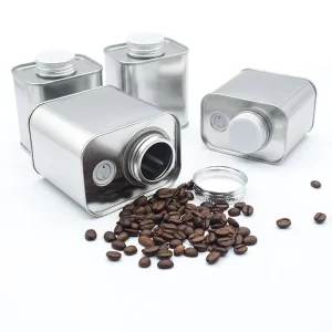 Factory Custom Tinplate Coffee and Tea Metal Packaging Cans