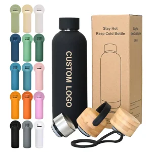 Factory Custom logo Double Wall Stainless Steel Cup Insulated Drink Bottle Tumbler Water Bottle 500 ml Thermal