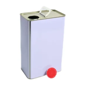 Factory Customizable 0.25L-5L Rectangular Tinplate Cans for Food Oil Olive Rapeseed and Canola Storage