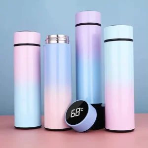 Factory Customized 500ml Double Wall Stainless Steel Vacuum Flask with Temperature Display