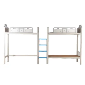 Factory Customizes Heavy Duty Metal School Enterprise Dormitories Furniture Double Bunk Beds