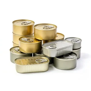 Factory Direct 2 Piece Tinplate Metal Can Anti Corrosion Coated Tinplate Container