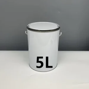Factory Direct 5L Tinplate Cylinder Metal Can with Glossy Surface Offset Printing for Chemical Packaging