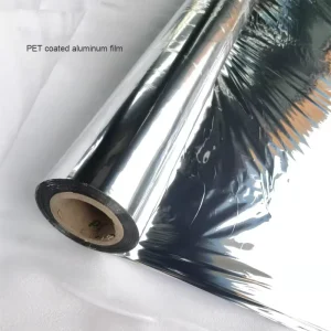 Factory Direct Aluminum Plated Metal Foil LDPE Coated PET Insulation Film Environmentally Friendly for Lamination Use