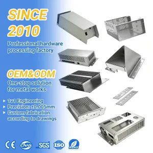 Factory Direct Custom Electronic Hardware Sheet Metal Fabrication Laser Cutting Bending Stamping Chassis Aluminum Enclosure