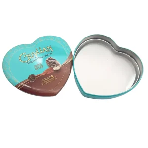 Factory Direct Custom Recyclable Tinplate Chocolate Box for Crafts