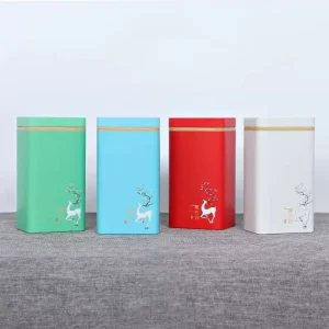 Factory Direct Customizable Tinplate Square Metal Cans Universal Empty Iron Cans for Tea Packaging