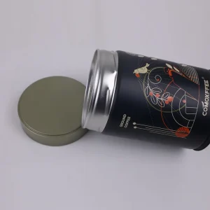 Factory Direct Customized Stainless Steel Coffee Tin Cans Packaging for Storing Coffee Beans and Ground Coffee