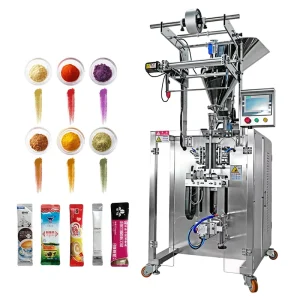 Factory Direct High-Speed Vertical PLC Powder Packing Machine, 304 Stainless Steel, Automatic Filling Sealer for Food, Chemical, and Plastic Bags