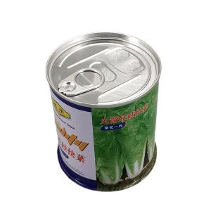 Factory Direct Metal Leak proof and Rust proof Round Easy Lid Tin Cans Can Be Used for Vegetable Seeds