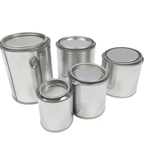 Factory Direct Rust-Proof 1L Tin Container with Lids for Paint