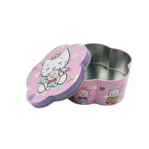 Factory Direct Sale Tinplate Craft Candy Packaging Box Premium Metal Recyclable Customizable Design for Sweet Treats Embossed