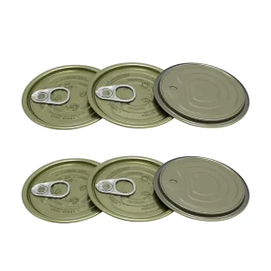 Factory Direct Tinplate Easy Open End Food Grade Tin Can Lids and Closures for Wine Bottles