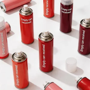 Factory Direct Tinplate Empty Aerosol Can with Custom Diameter and Height for Coating and Paint Packaging
