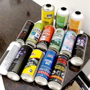 Factory Direct Tinplate Metal Aerosol Can for Hair Spray, Car Care, Butane Gas, and Cleaner