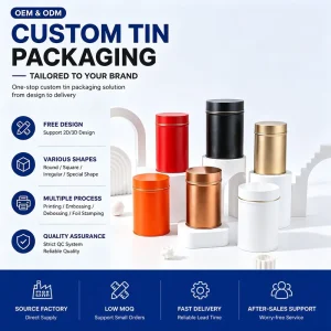 Factory Direct Tinplate Tea Cans Good Seal Metal Packaging for Food Candy Chocolate Lollipop Sugar Hot Selling Spot
