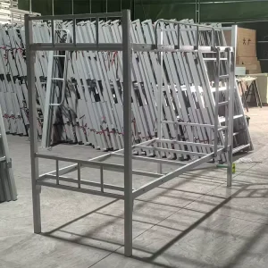 Factory Full Knock Down Metal Iron Frame Bed Heavy Duty Iron Frame Easy Assembly for Dorm Hostel